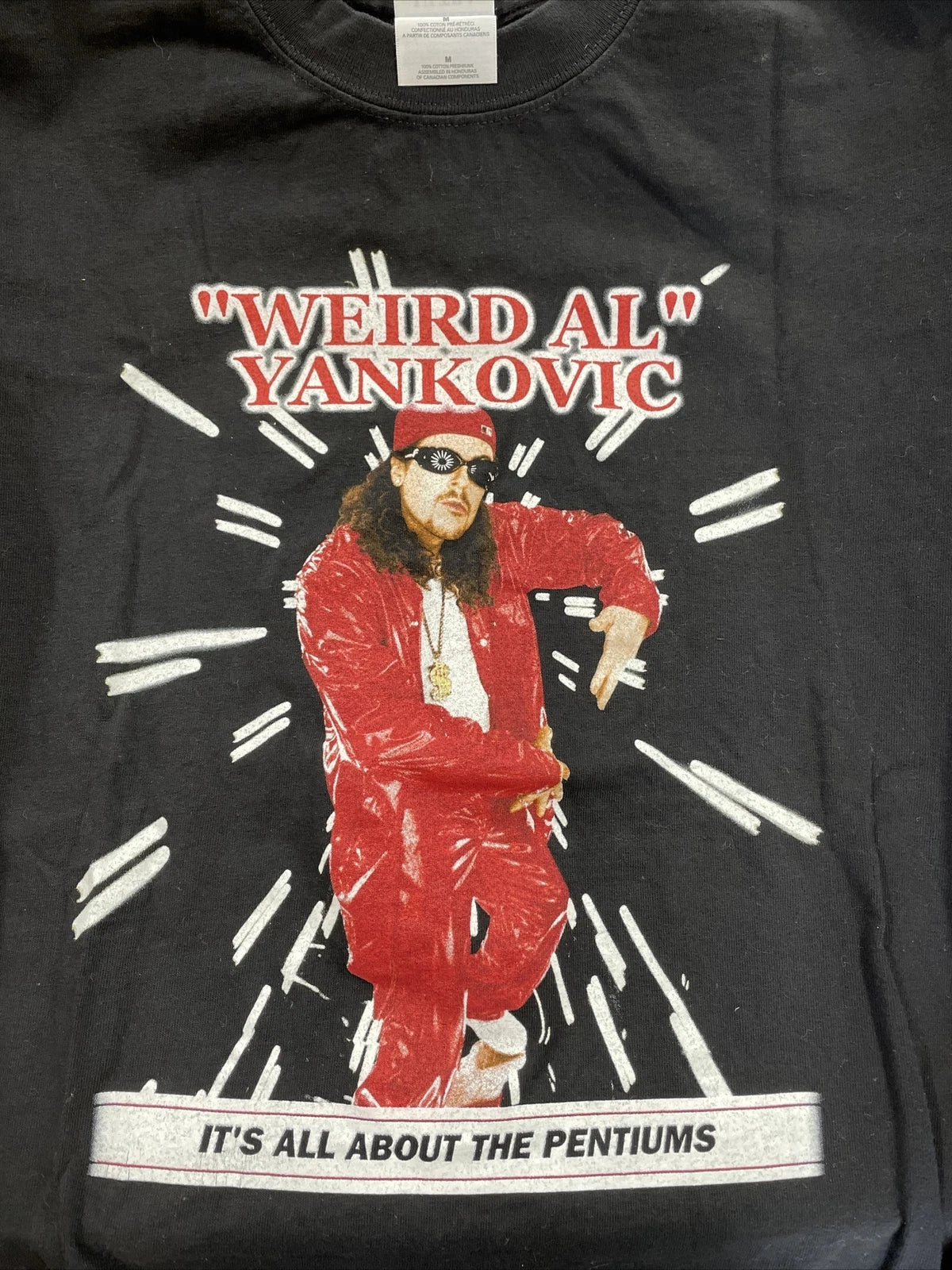 Weird Al” Yankovic It’s All About The Pentiums Autographed Large Shirt