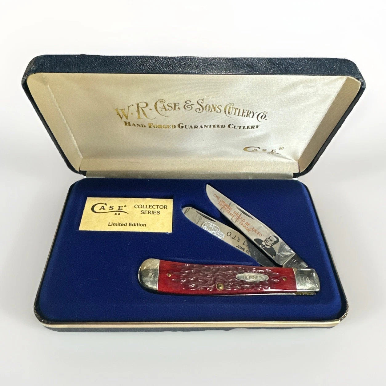 CASE XX 1994 OJ SIMPSON "LAST RUN" COMMEMORATIVE TRAPPER W/ BOX 114