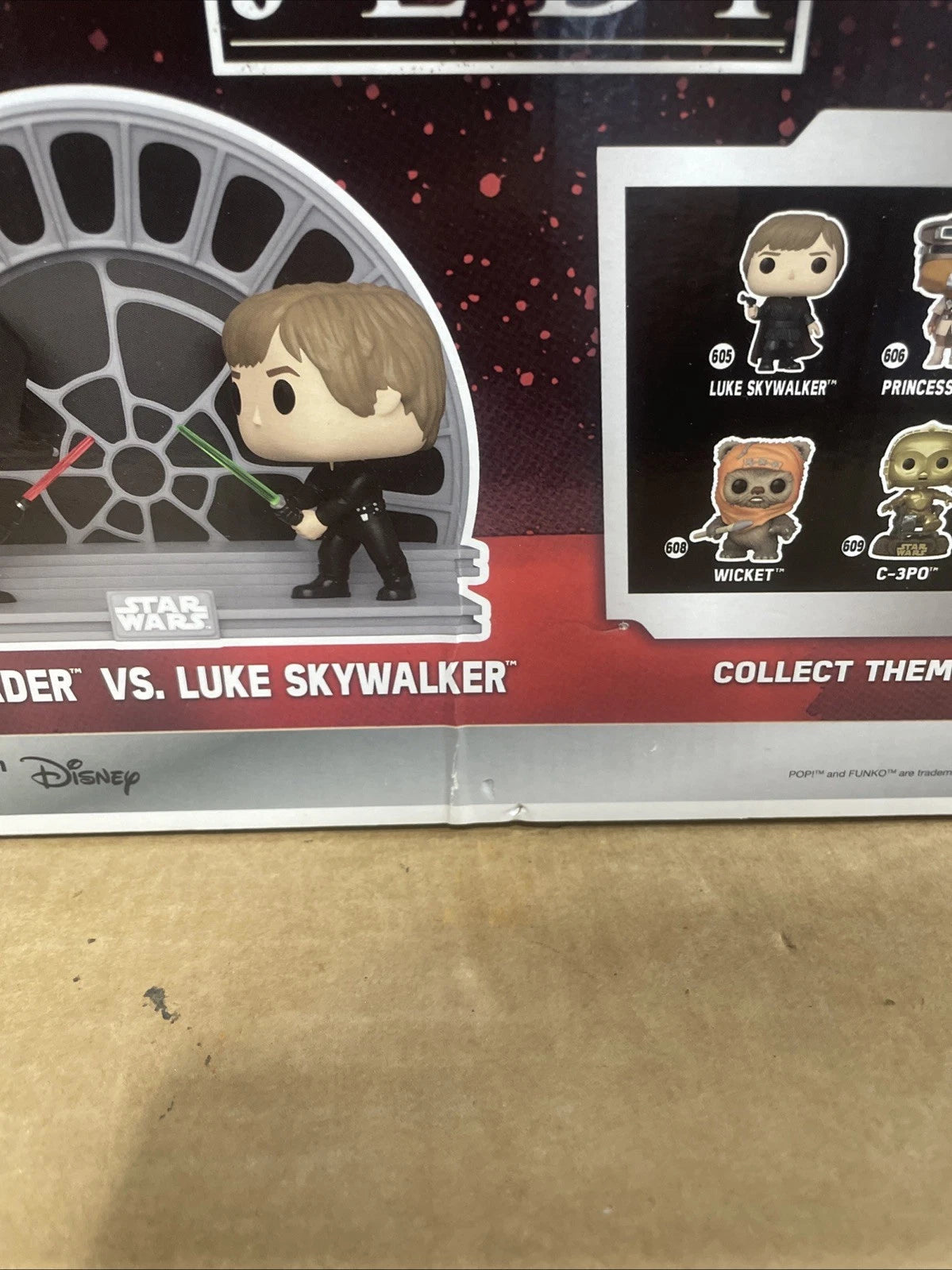Funko POP! Star Wars: Darth Vader vs Luke Skywalker Return Of The Jedi 40th #612