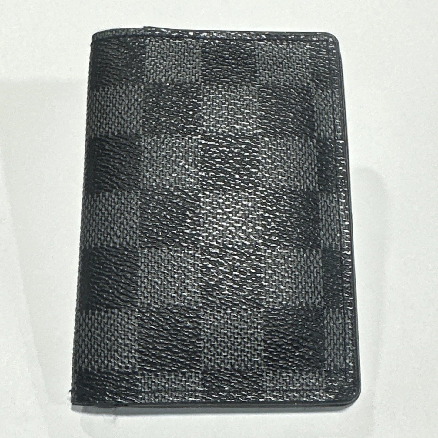 Auth LOUIS VUITTON Damier Graphite Pocket Organizer Card Case