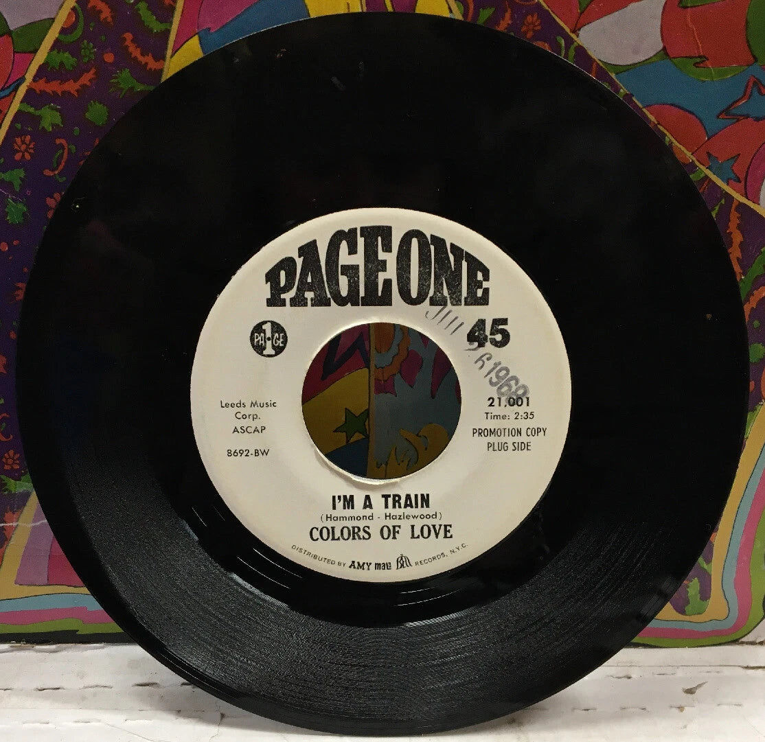 Colors Of Love I’m A Train Promo 7” 21,001