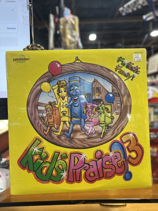 ERNIE RETTINO Debby Kerner KID'S PRAISE! 3 Funtastic Family! LP #MM0092A sealed