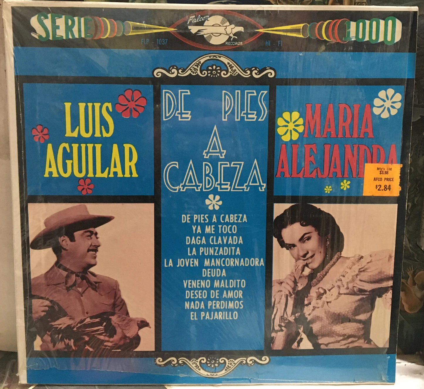 Luis Aguilar and Maria Alejandra De Pies A Cabeza Record FLP-1037