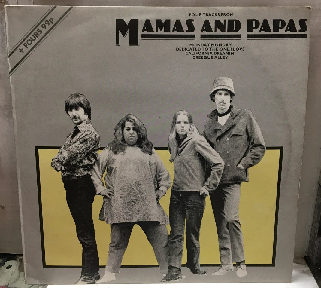 Mamas & Papas Four Tracks From Mamas & Papas 12” EP UK Import Record ABE12006