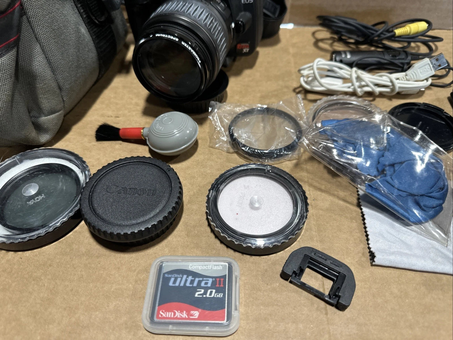 Canon EOS Rebel XT 350D DSLR + Tamron 18-250mm Lens + Battery & Charger Untested