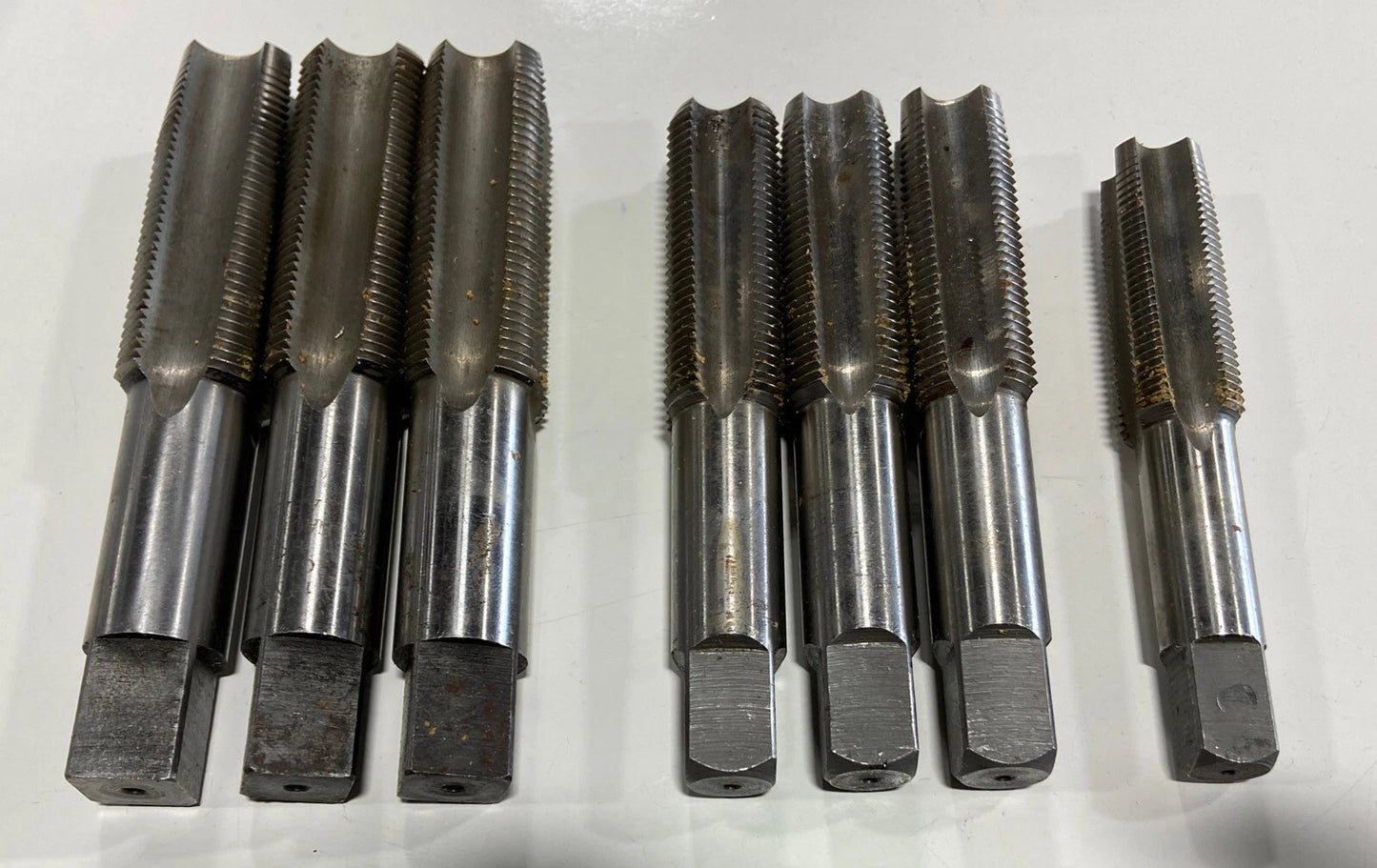 Threading Taps Nachi High Grade Steel threads made in Japan nuts/bolts 7 lot
