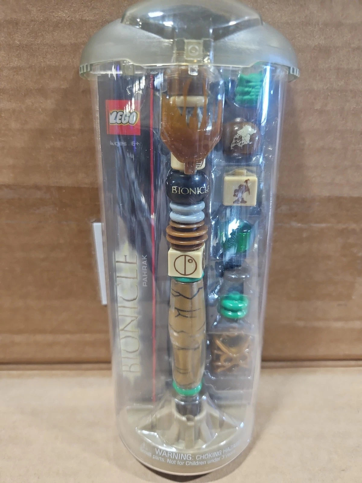 BIONICLE LEGO Writing System Pahrak (Stone Bohrok) Open Box