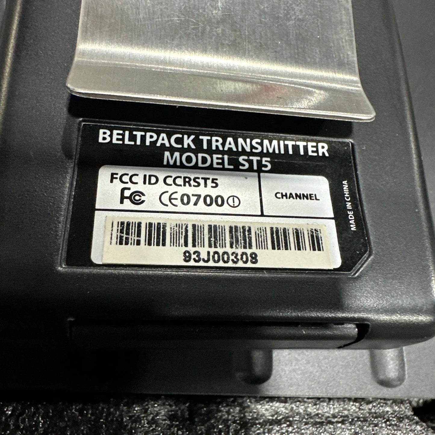 Samson Stage 55 Professional sr55 VHF TRUE DIVERSITY RECIEVER Transmitter Case
