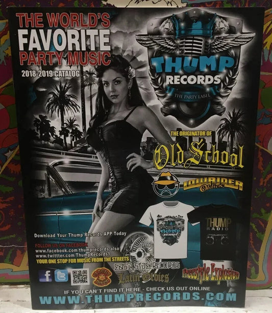 Thump Record 2018-2019 Catalog East Side Story/Low Rider Oldies/Old School
