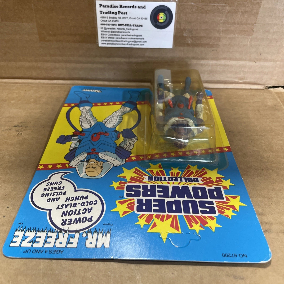 DC Super Powers Collection Mr. Freeze Action Figure 1985 Kenner 67200 Unpunched