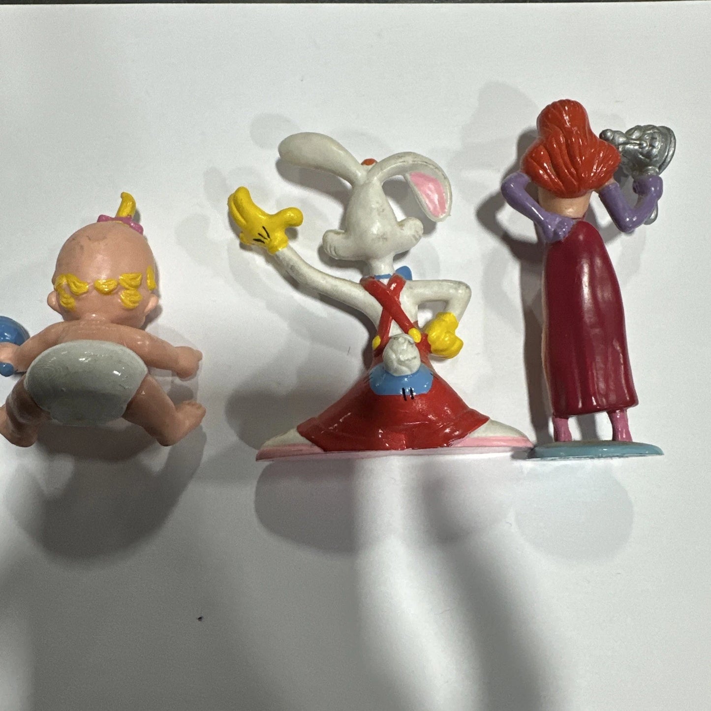 Vintage Disney Who Framed Roger Rabbit PVC Figures 1987 Rare Baby Herman Jessica