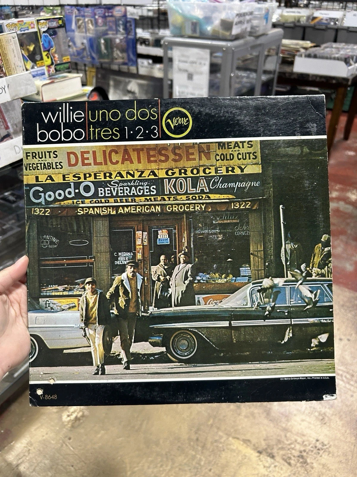 Willie Bobo Uno Dos Tres LP Verve Records Stereo V6/8648
