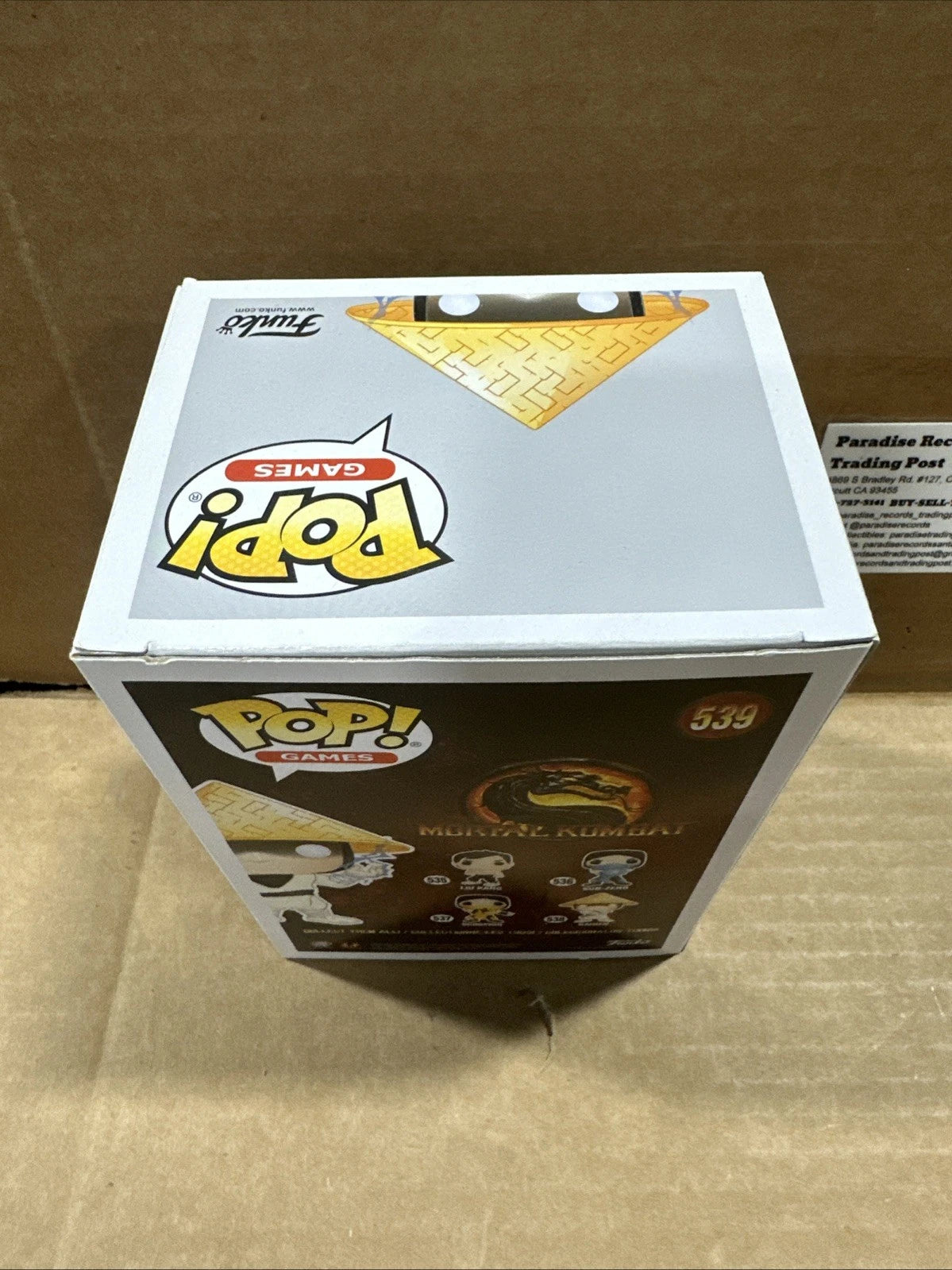 Funko Pop! Raiden with Lightning #539 Mortal Kombat Funko Club