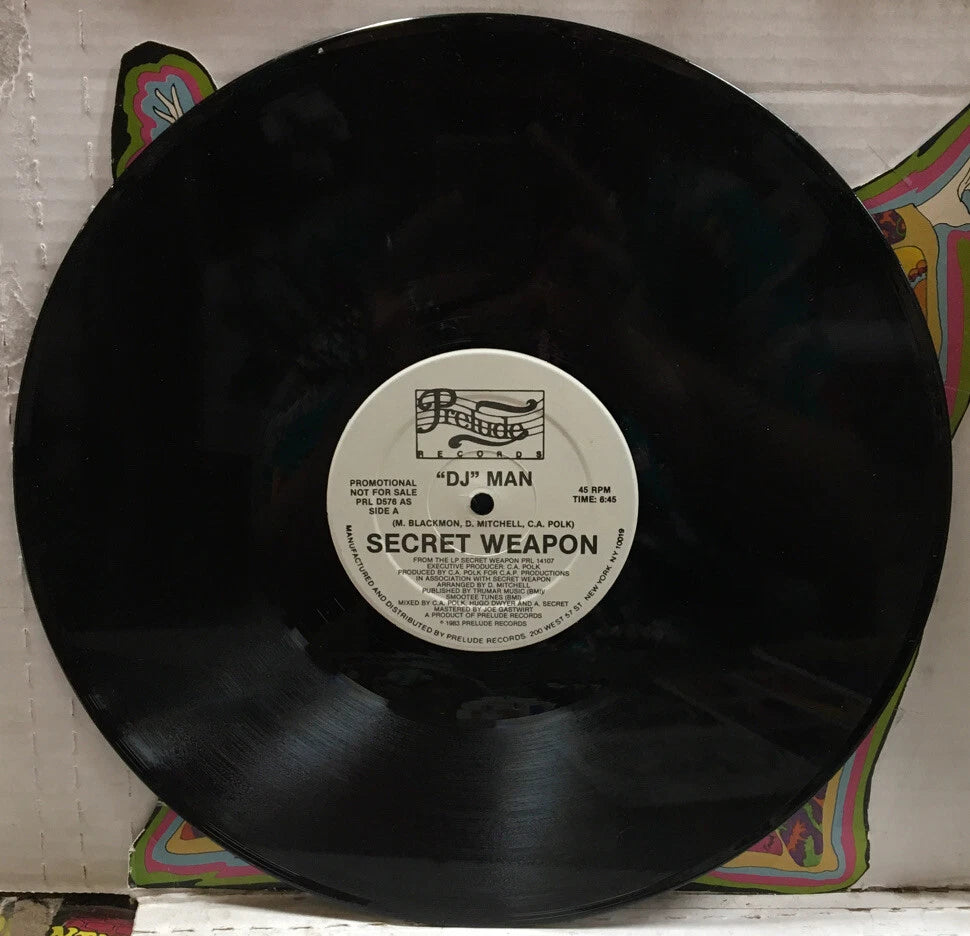 Secret Weapon “DJ” Man Promo 12” Single PRLD576