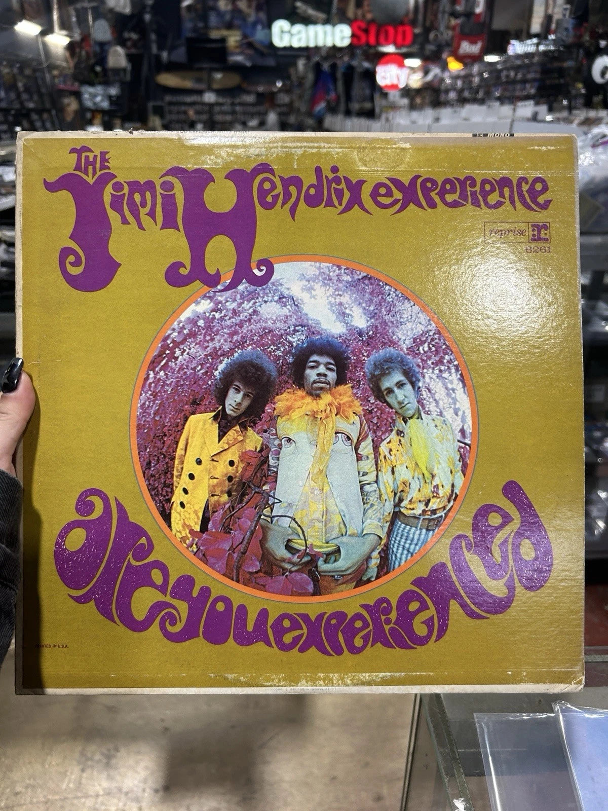 Jimi Hendrix Are You Experienced" LP-Mono Reprise R 6261 white label promo