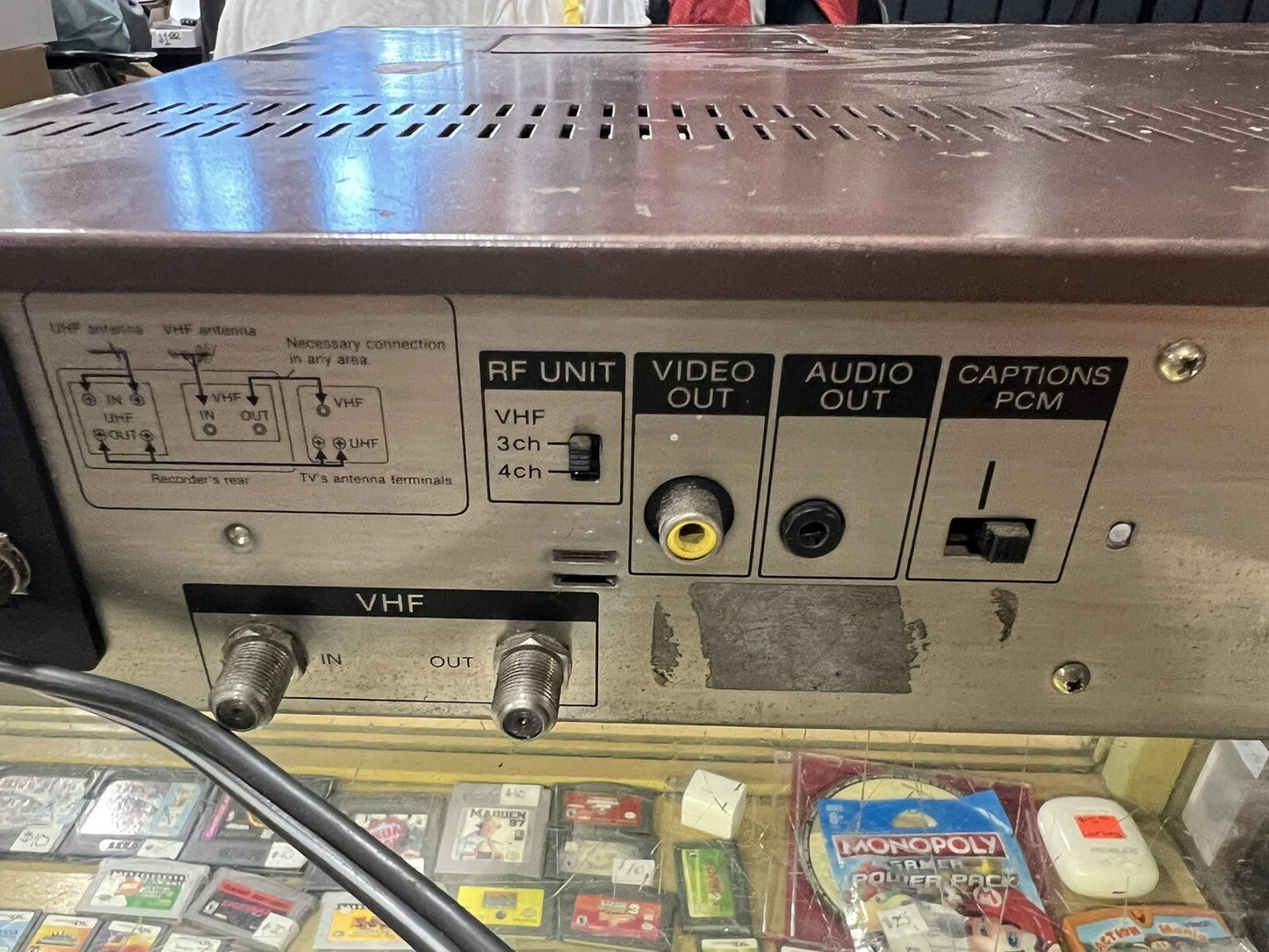 Sony Betamax SL-2401 Player *WONT EJECT, FOR PARTS OR REPAIR*