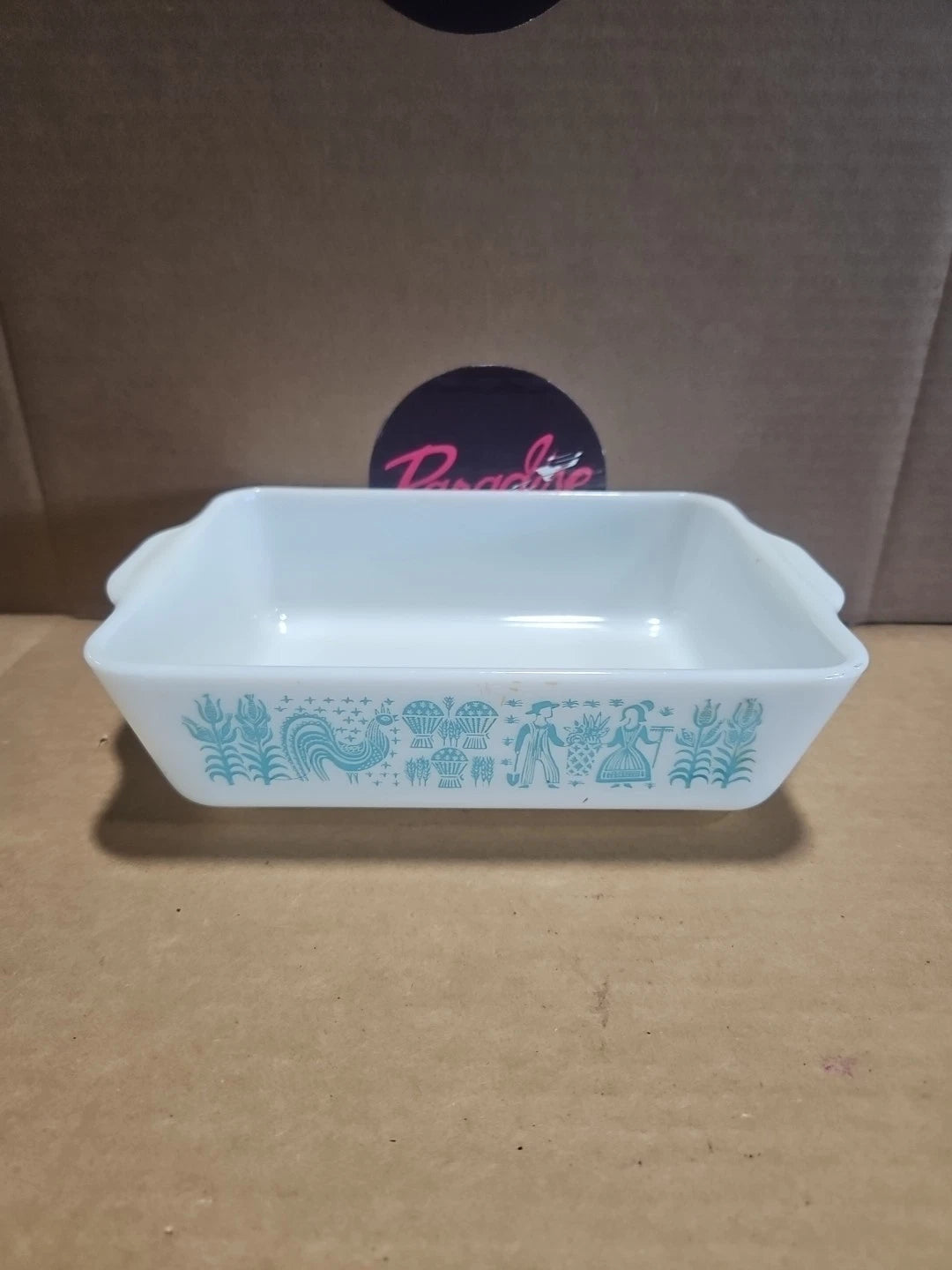Vintage Pyrex Amish Butterprint Refrigerator Dish 1 1/2 Qt Casserole 0503