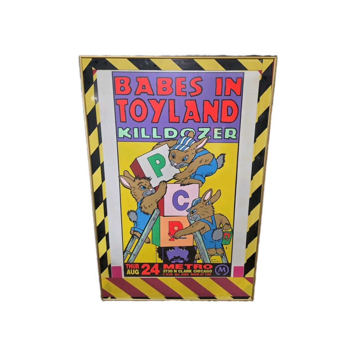 Babes in Toyland Killdozer Chicago 1995 Concert Poster by Frank Kozik LE Signed