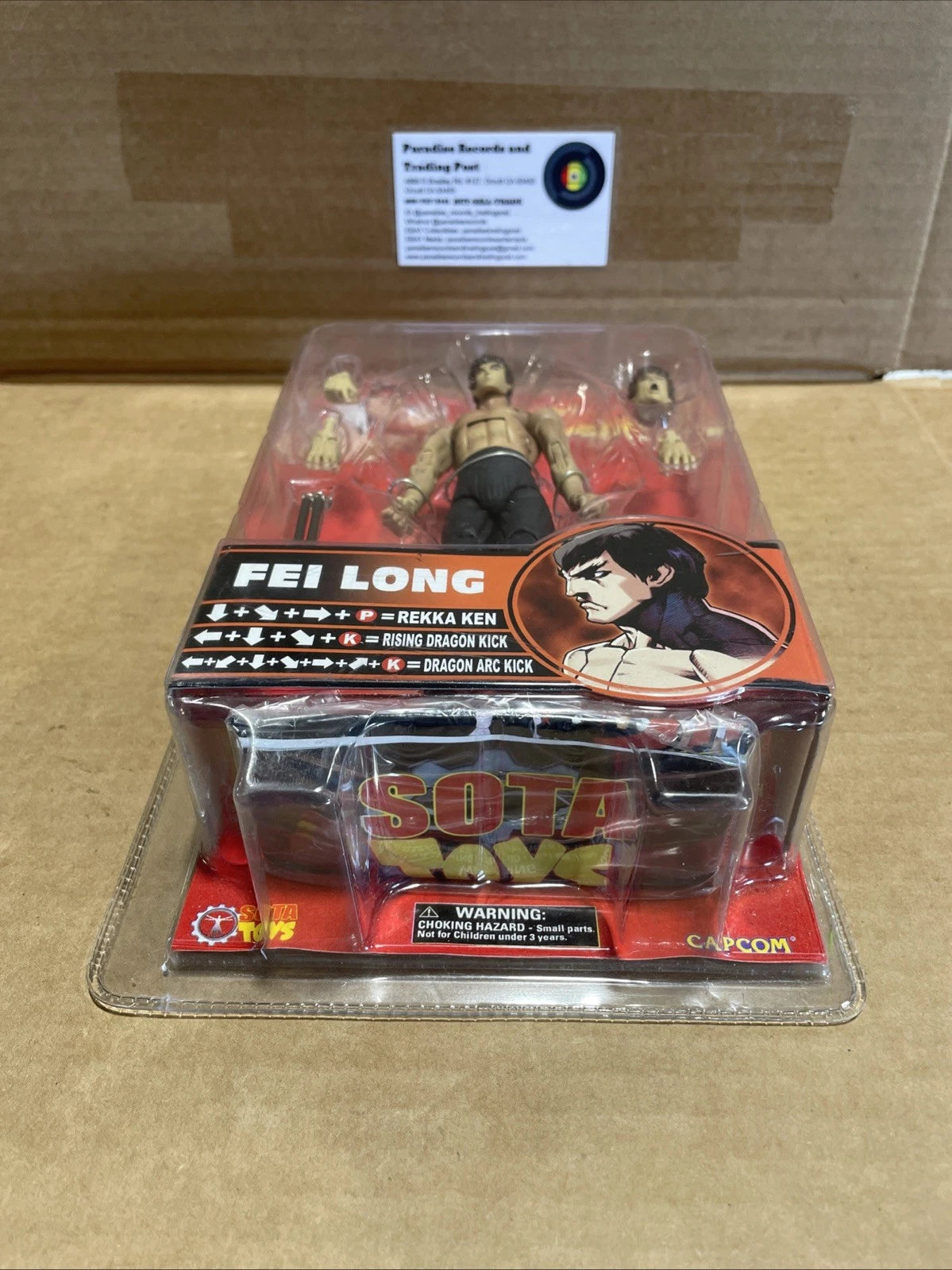 Street Fighter Fei Long Action Figure 2004 SOTA Capcom