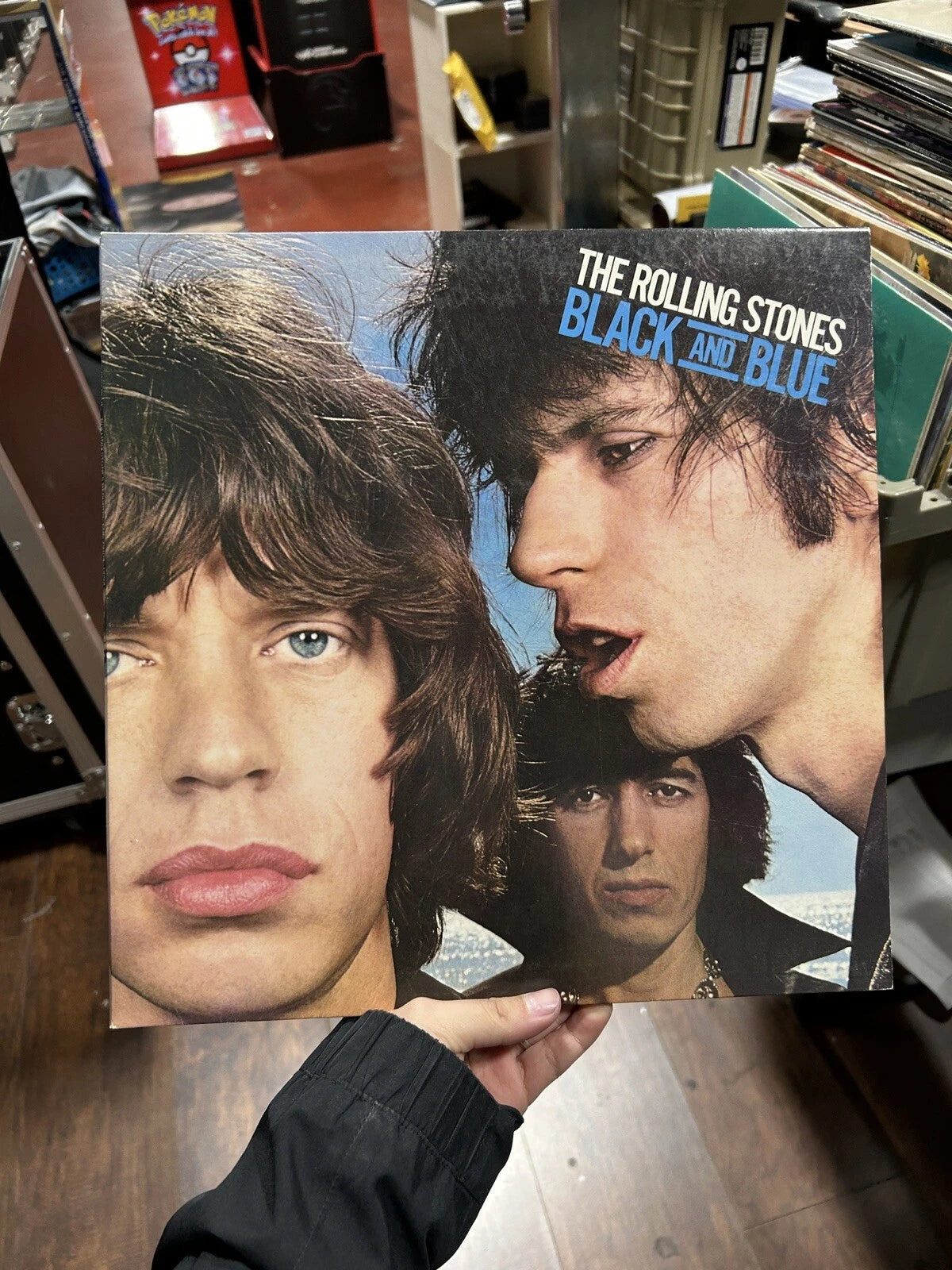 THE ROLLING STONES-Black And Blue-Vinyl LP 1976 1st Press COC 79104 Sterling vg+