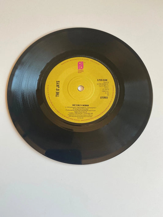 The O'Jays "Message In Our Music" PIR Soul Listen 7” 45 Rpm UK import