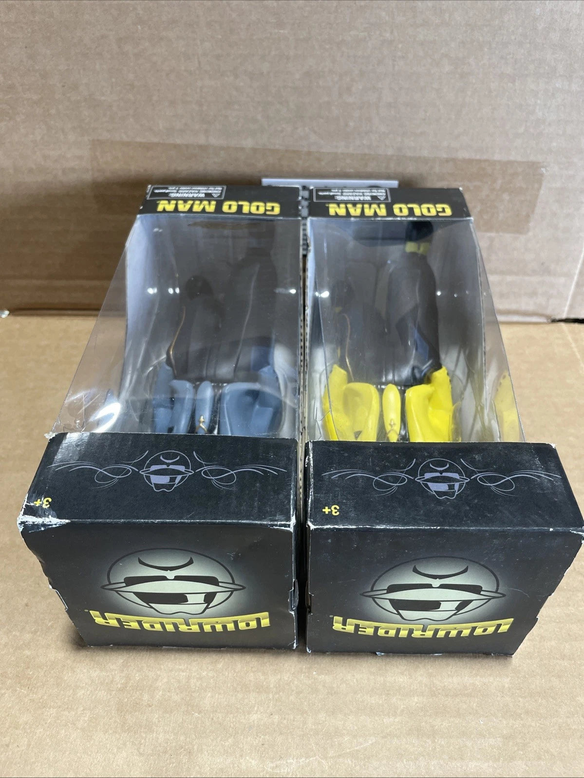 Lowrider Golo Man Homies Yellow / Gold and Blue Bundle