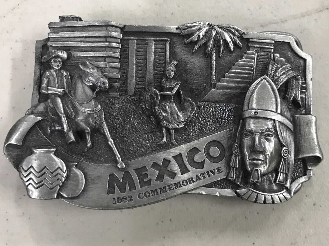 Mexico 1982 Commemorative Limited Edition Belt Buckle