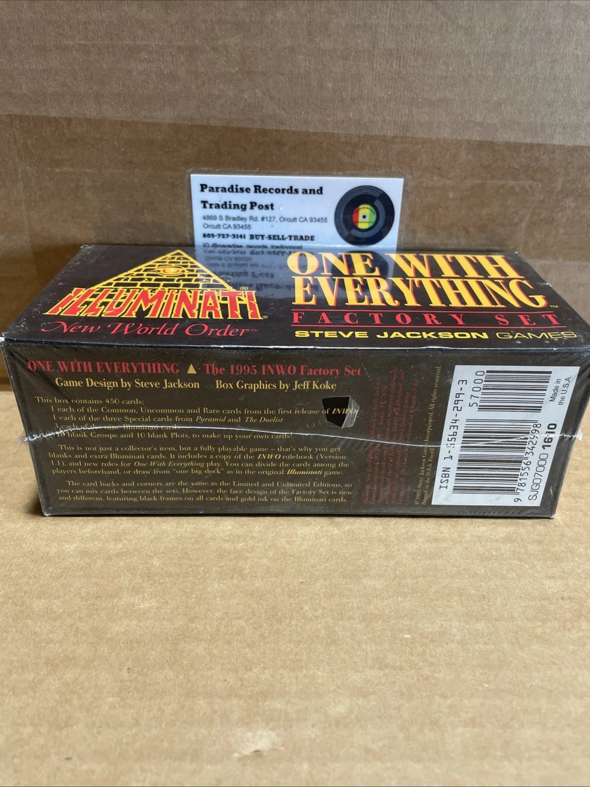 INWO One With Everything Factory Set Sealed 1995 Steve Jackson Games
