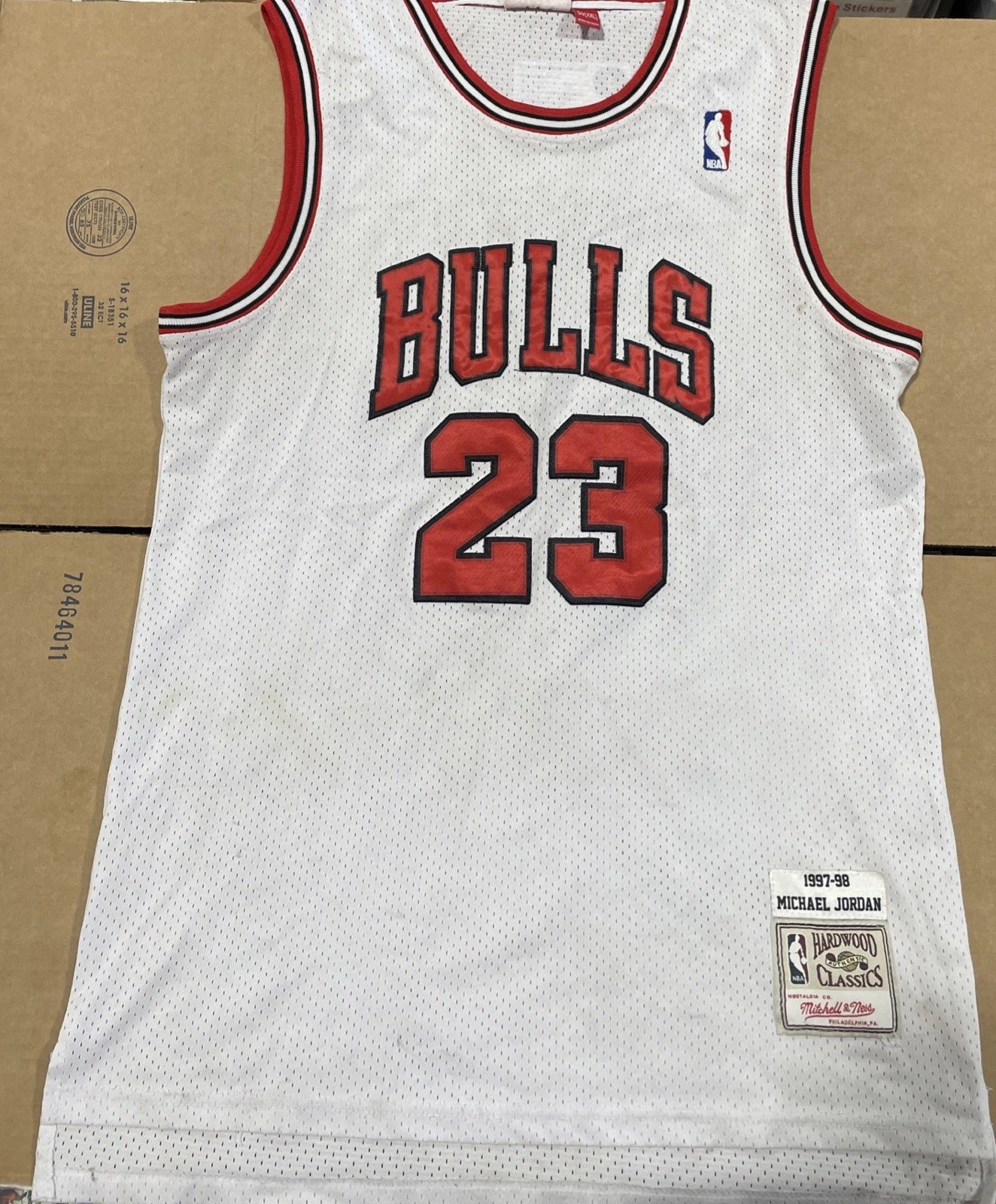 Mitchell & Ness MICHAEL JORDAN Chicago Bulls 1997-98 NBA Jersey Men’s Size XXL