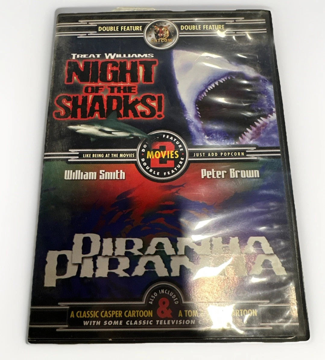 Night Of Sharks/piranha Piranha - DVD - Ntsc - **Mint Condition**