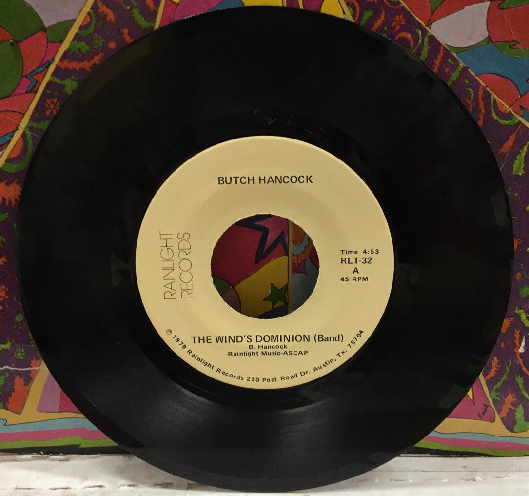 Butch Hancock The Wind’s Dominion 7” Single RLT-32