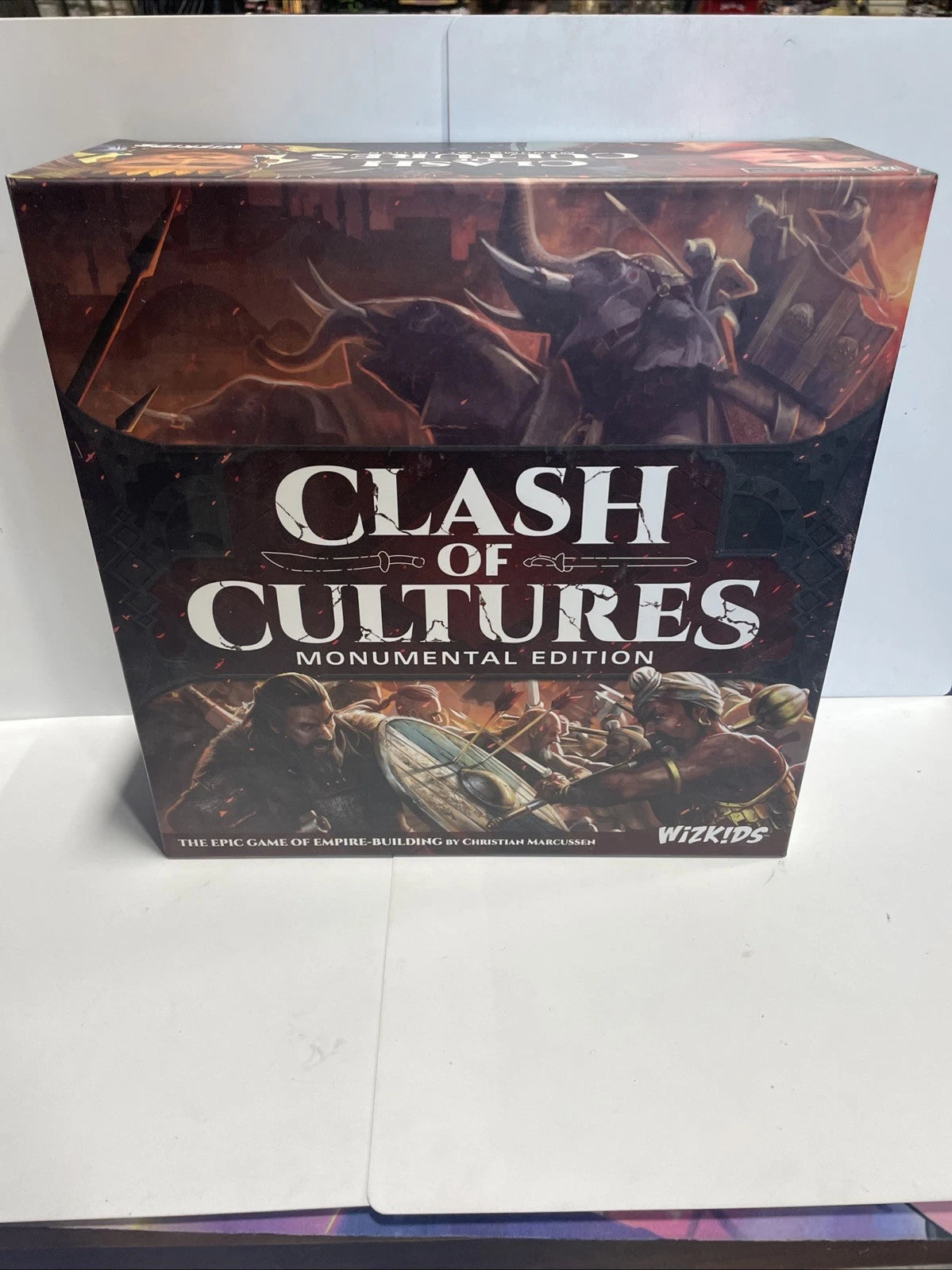 Clash of Culture Monumental Edition Wizkids Board Game Christian Marcussen