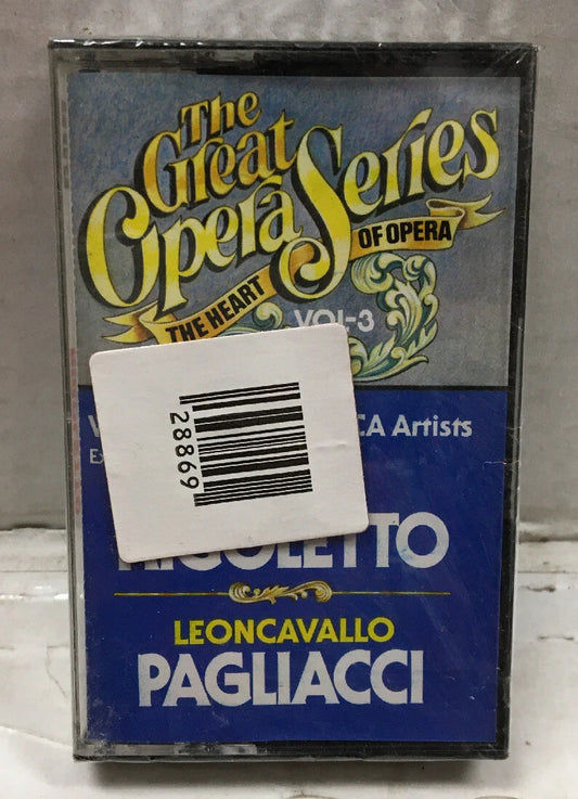 Rigetto Pagliacci The Heart Of The Opera Vol.3 Sealed Cassette