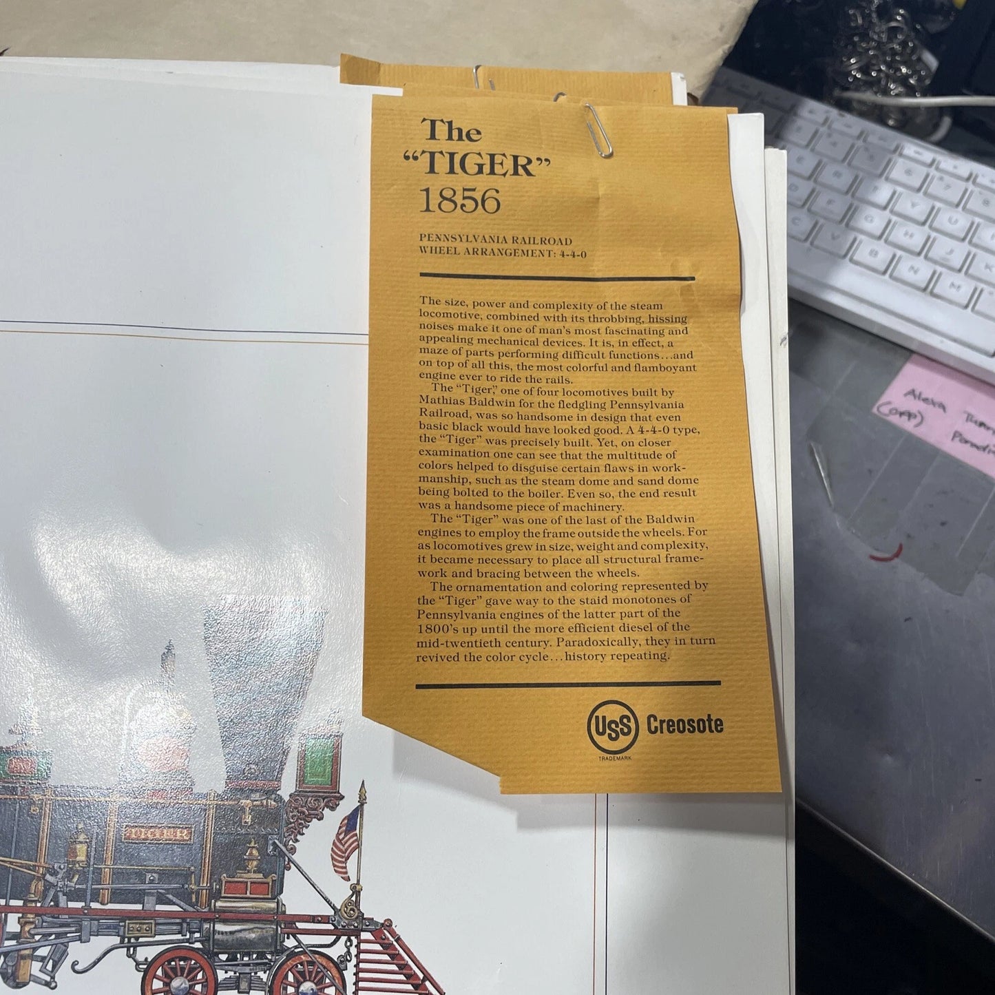 Jerome Biederman Train Prints - 6 Different Prints! READ DESCRIPTION