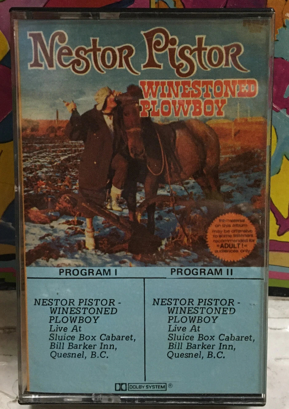 Nestor Pistor Winestoned Plowboy Canada Import Cassette
