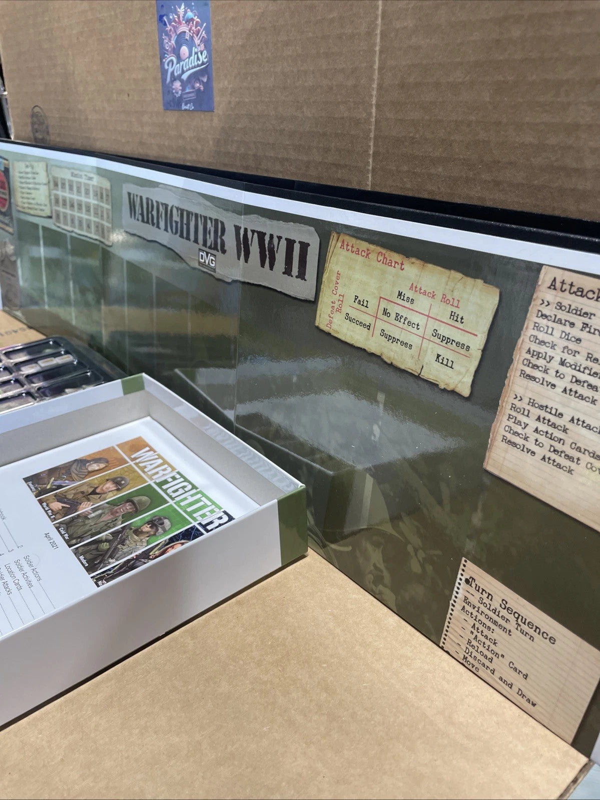 DVG Warfighter: The WWII Pacific Combat Card Game Incomplete