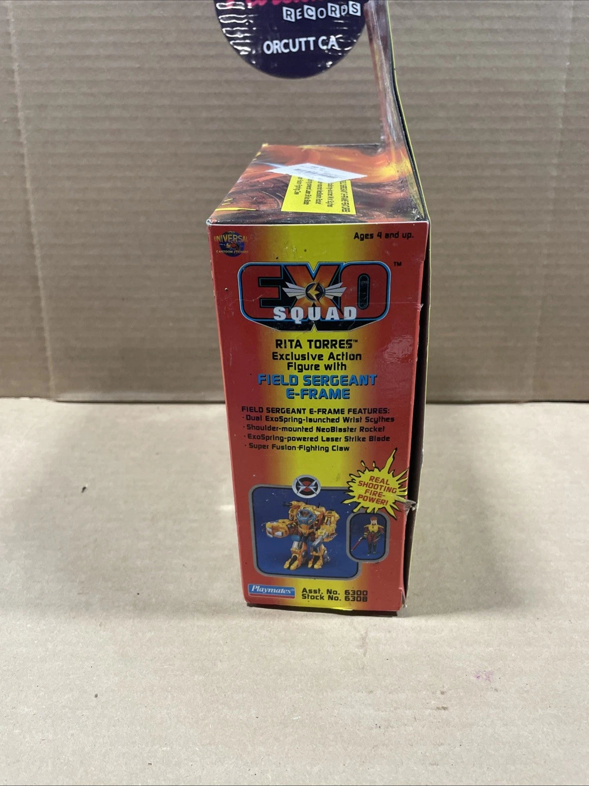 Exo Squad Rita Torres Vintage Playmates 1994 E Frame Opened Retro Open Box