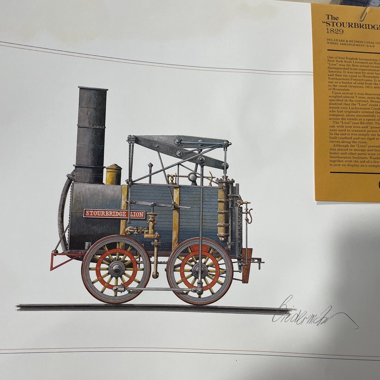 Jerome Biederman Train Prints - 6 Different Prints! READ DESCRIPTION