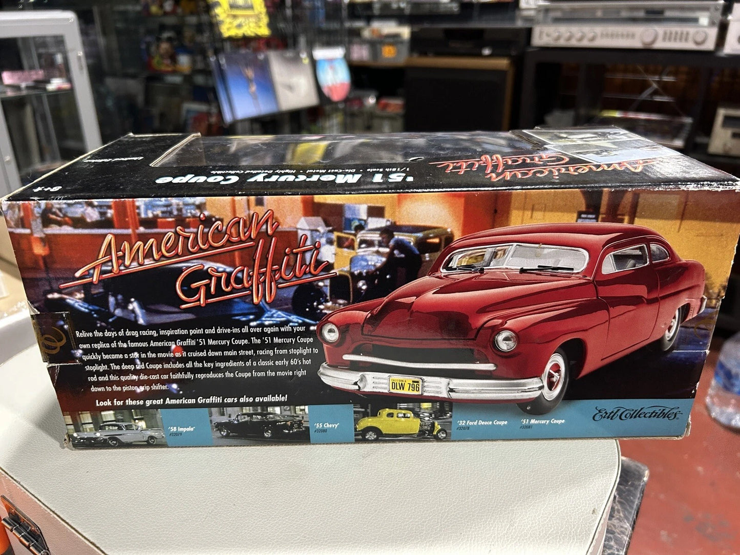 Ertl American Muscle 1:18 American Graffiti '51 Mercury Coupe Maroon 32081 NIB