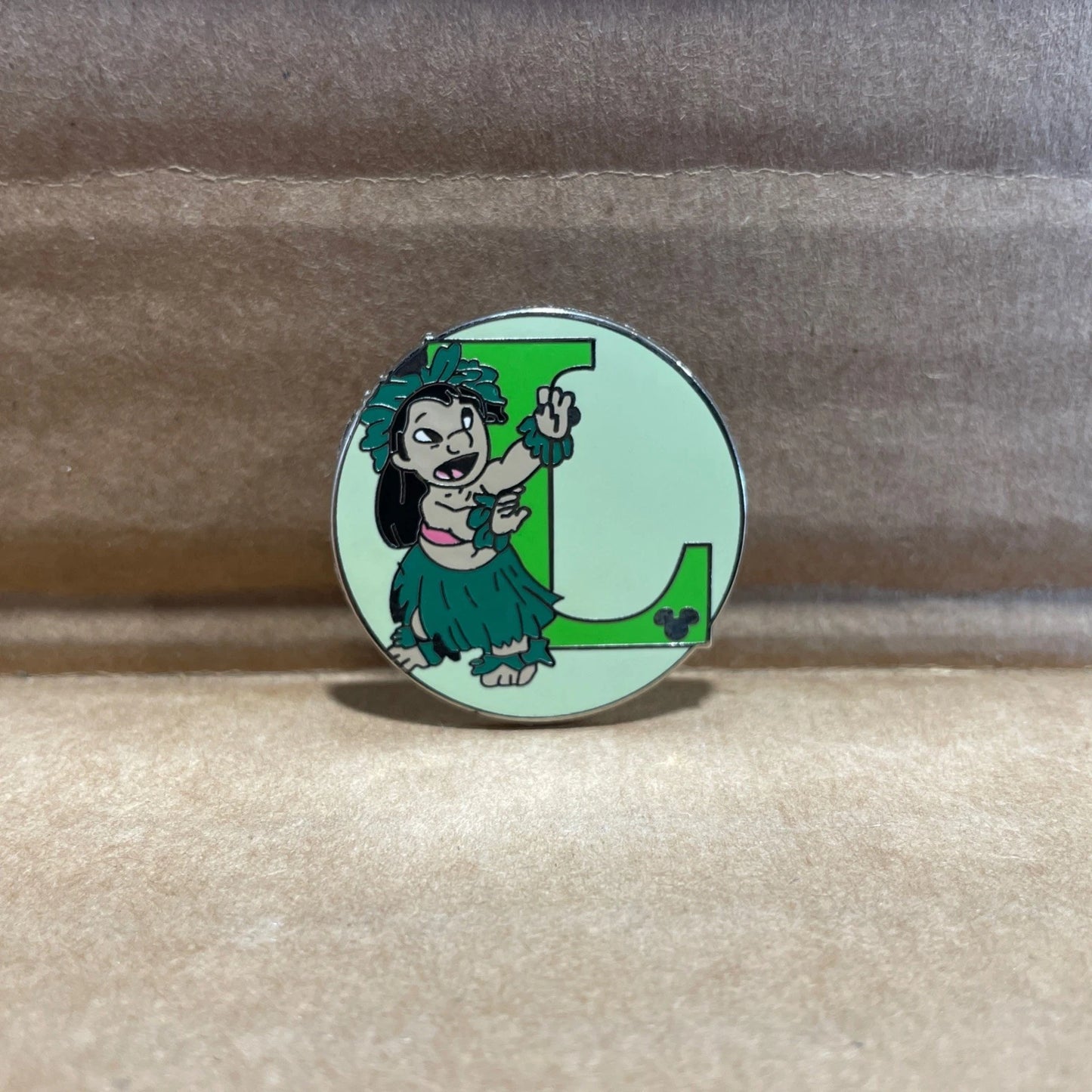 Disney 2009 Hidden Mickey 12 Of 26 Alphabet Series L Lilo & Stitch L Pin