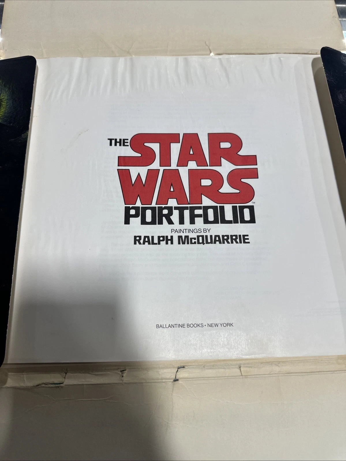 Star Wars 1977 Portfolio by Ralph McQuarrie Complete Set of 21 Damage