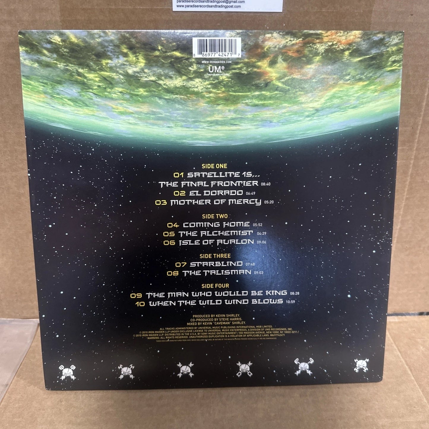 Iron Maiden The Final Frontier Limited Edition Picture Disc Vinyl LP