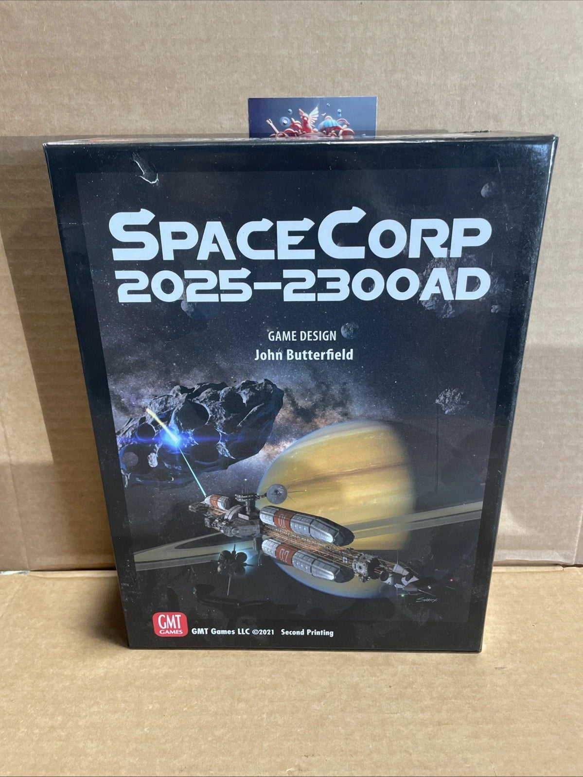 GMT Games SpaceCorp 2025-2300AD 2nd Printing + SpaceCorp Ventures Expansion