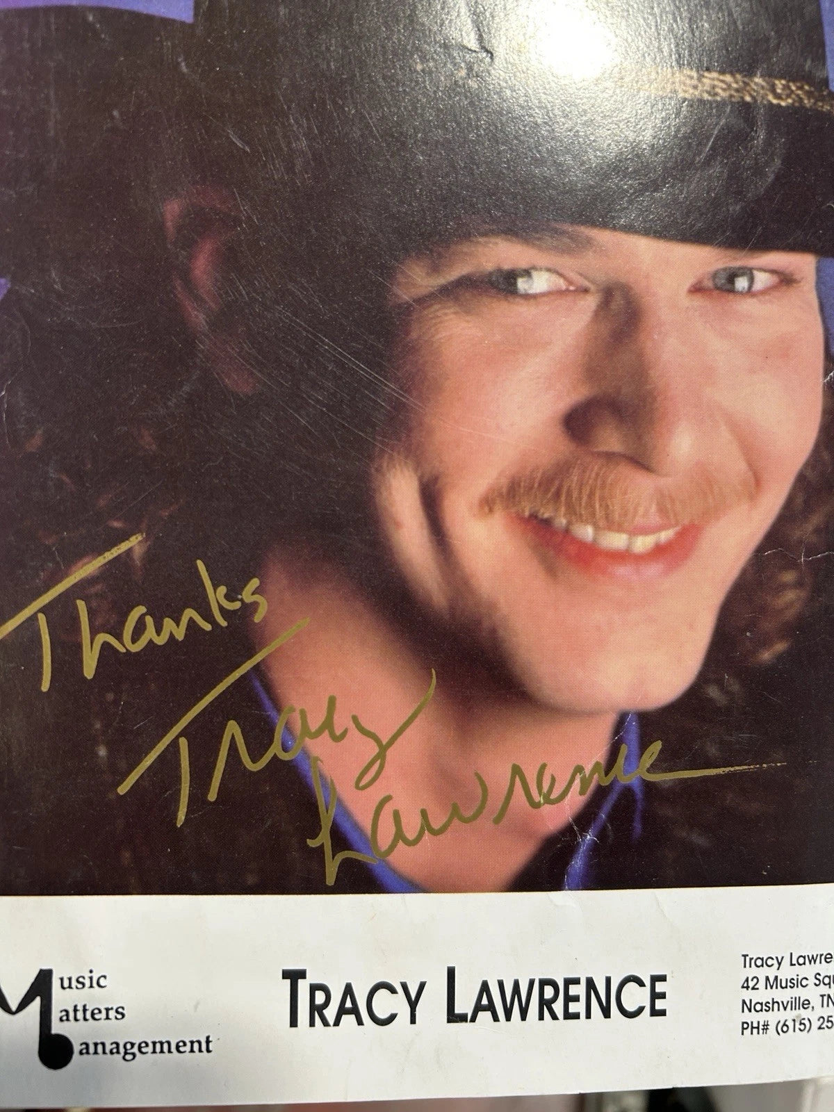 Tracy Lawrence Autographed Picture