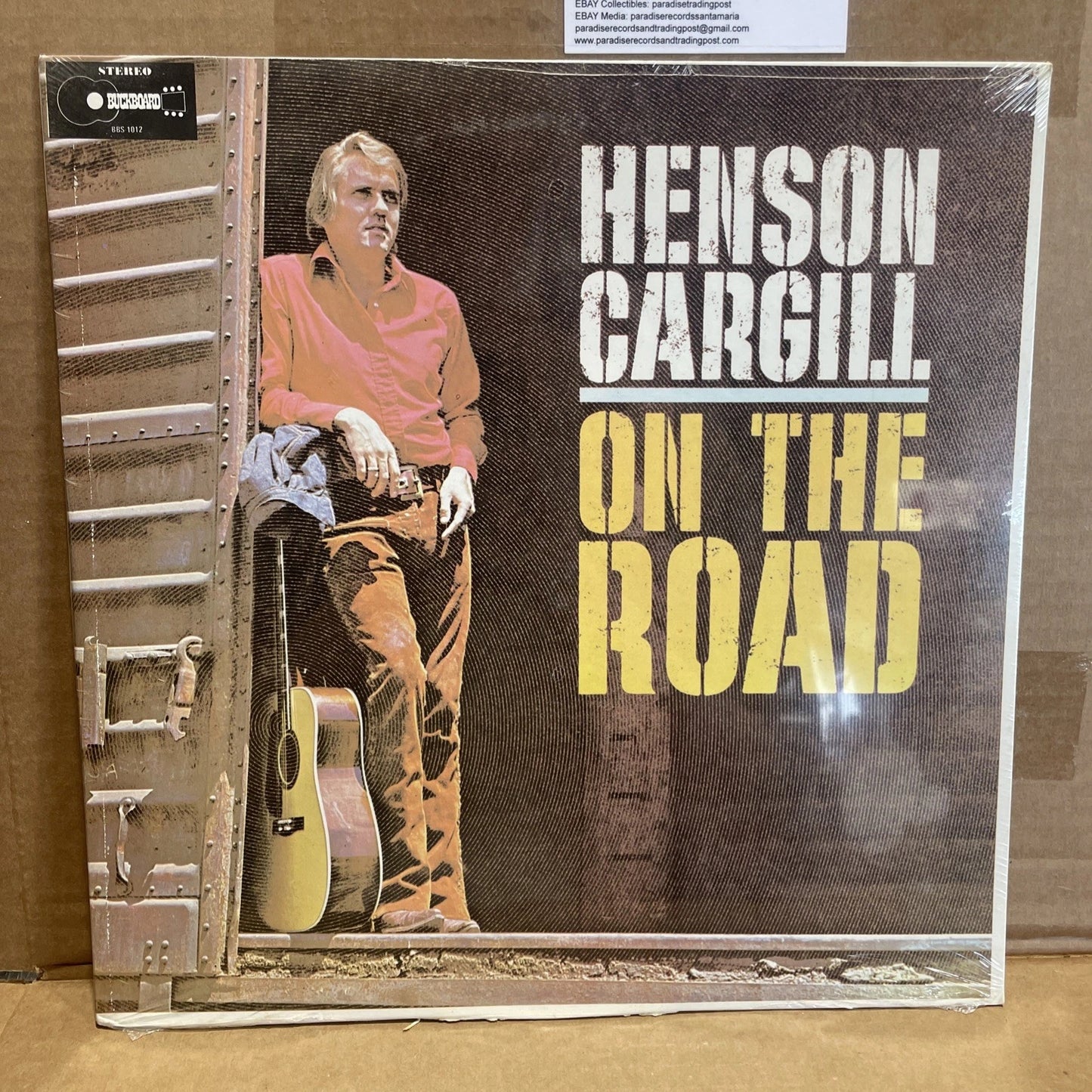 NEW Sealed HENSON CARGILL On The Road 1972 BUCKBOARD BBS 1012 Lp VINYL RECORD