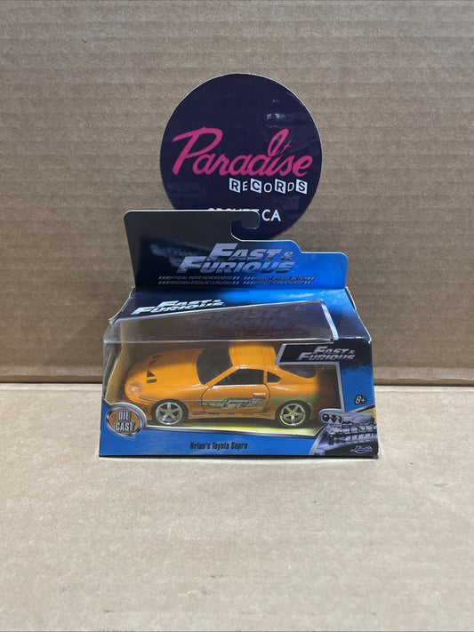 Jada Fast & Furious 1/32 Brians’s Toyota Supra Brand New Rare Die Cast Orange