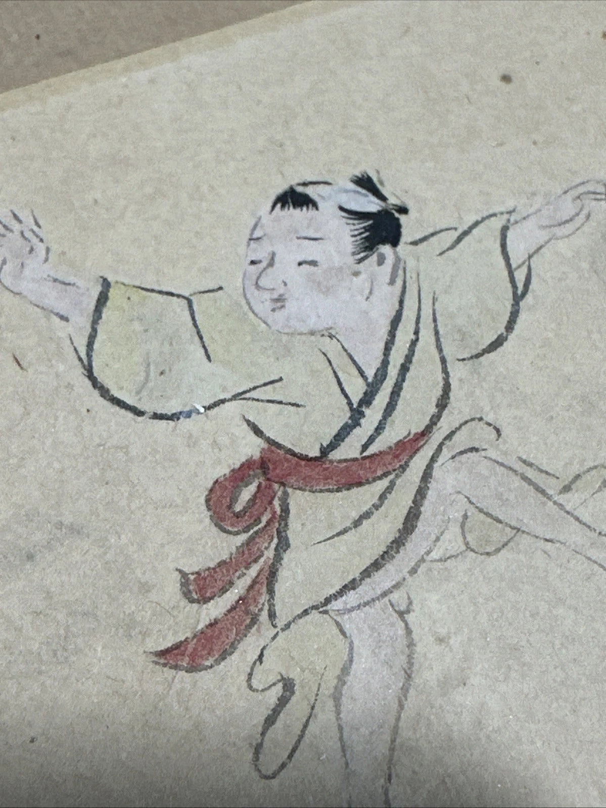 Japanese SHIKISHI art painting Thin drawing paper Vintage Unknown Era