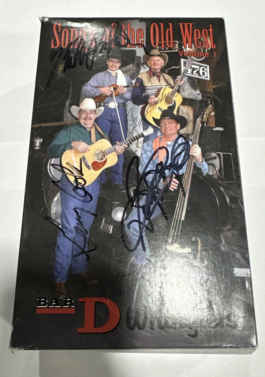 Bar D Wranglers Six CD Set Songs Of The Old West Volume Five Signed Box Set