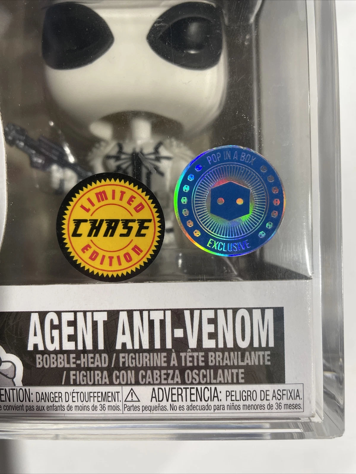 Funko POP! #507 Marvel Comics: Agent Anti-Venom Vinyl Figure. Chase Edition