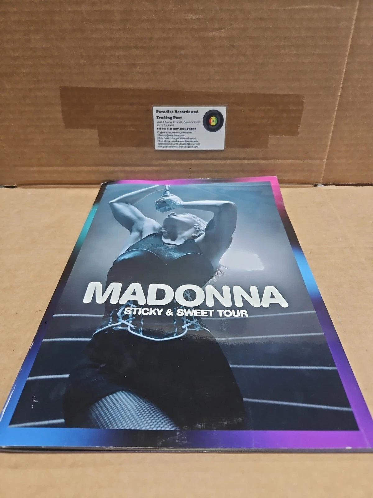 Madonna Sticky & Sweet World Tour 2008-2009 Program Concert Book Hard Candy